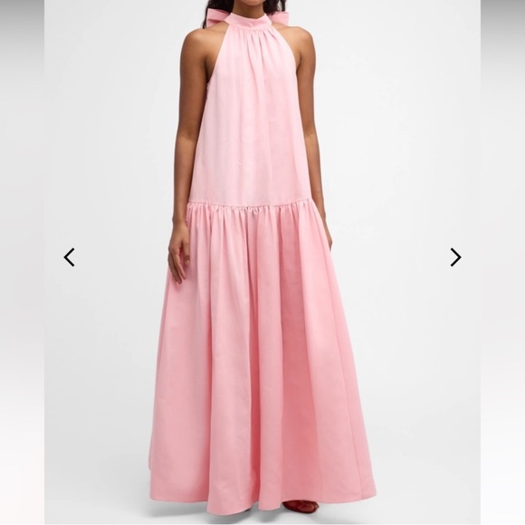 STAUD PINK MARLOWE DRESS worn once - Picture 2 of 5